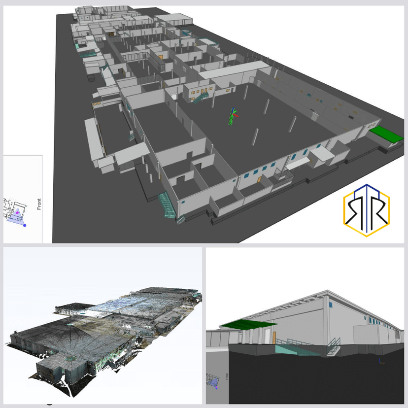 Project image for As-Built Modeling of Industrial Buildings from 3D Laser Scanning